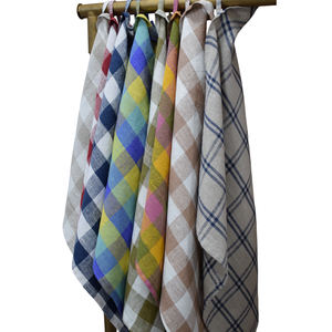 Checkered Flax Linen <b>Tea</b> <b>Towel</b>-Eco-Friendly & Quick-Dry Durable Woven Fabric for Everyday Kitchen Use - Product Image 5