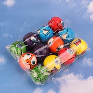 Venta al por mayor de fábrica: Pelotas de espuma sonrientes para apretar, juguete antiestrés, ejercitador de manos y muñecas, bolas de PU con cara para niños - Product Image 6