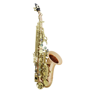 SLADE Instruments de musique en bronze professionnel en gros Saxophone soprano de haute qualité en or rose avec accessoires - Product Image 4