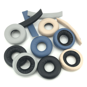 Haute qualité XY bande embouts d'oreille de protection éponge cache-oreilles pour SONY <span class=keywords><strong>WH</strong></span>-<span class=keywords><strong>CH500</strong></span> 510 520 casque casque accessoires - Product Image 2