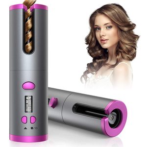 Venta caliente inalámbrica automática magia rizador de pelo recargable Mini de viaje <span class=keywords><strong>sin</strong></span> rizador de pelo/ - Product Image 6