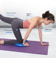Coussin de massage gonflable en PVC perforé pour yoga et pilates avec support confortable pour chaise de yoga et exercices