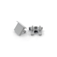 Profilé en aluminium pour éclairage LED en bande, profilé d'extrusion en alliage 6063 avec diffuseur en PC, lampe linéaire encastrée au plafond 1M 2M 3M