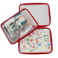 Étui rigide en PVC transparent résistant à l'eau avec fermeture éclair pour petits objets, organiseur de cosmétiques, sac de rangement, jouets, blocs de construction Lego, puzzles