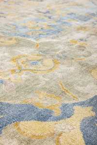 Luxury Artisan Hand Knotted Tibetan Wool and Silk Carpet Handmade Area Rug for Hotel Lobby Living Room Bedroom and Office Decor - Product Image 5