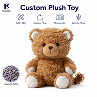 Animaux en peluche lestés populaires pour enfants, idéaux pour les cérémonies de remise des diplômes et les cadeaux souvenirs