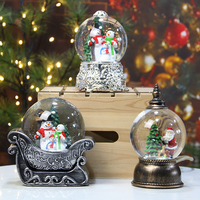 Nouvelles décorations de noël 1L lumières de noël blanc chaud LED boule de cristal lumières fête décoration de vacances