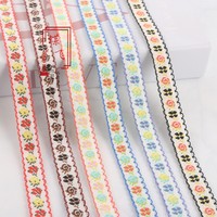Ruban Jacquard Lollipop de 1,8 cm, accessoires en dentelle pour vêtements, rideaux, décorations, chapeaux, textiles de maison