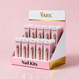 Boîtes d'affichage en carton ondulé recyclé pour fournisseurs, présentoirs personnalisés pour cosmétiques, rouge à lèvres, fond de teint - Product Image 2