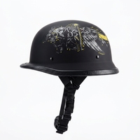 Casque de moto classique rétro personnalisé de luxe en gros, casque ouvert en ABS, certification ECE2206