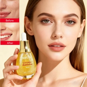 Suero de Vitamina C al por Mayor de 30 ml, <span class=keywords><strong>Iluminador</strong></span>, Aclarante e Hidratante, Niacinamida, Ceramida, Ácido Hialurónico, Fortalece la Barrera Cutánea - Product Image 4