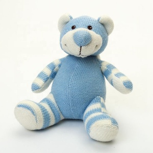 Benutzer definierte Ihr eigenes Logo Kuscheltier Werbe peluches Blue Care Bear - Product Image 3