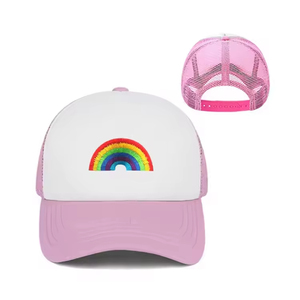 Custom Logo Mesh Trucker Hat <b>Blank</b> Foam Baseball <b>Cap</b> Sponge Mesh Truck Driver Hat High Quality - Product Image 3