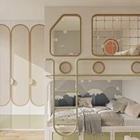 Meuble de rangement commercial en bois moderne SNLFEIER Modèle 0005 – Design panneau moderne pour hôtel, maison, bureau, supermarché
