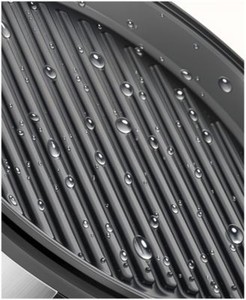 Detachable <b>Handle</b> Reversible Square Double-Sided Steak Baking <b>Pan</b> Aluminum Sandwich Bread Toast Mold Oven Safe 6505 - Product Image 2