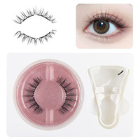 Ong Doux Aimant Cils Bandes Aimant Faux Pleine Bande Cils Chat Cils Naturel Faux Vison Oeil Bandes Cils Magnétiques