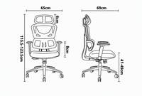 Chaise de bureau la plus vendue, siège moulé en mousse, accoudoirs 3D réglables, base en nylon noir, chaise de bureau ergonomique pour poste de travail à distance