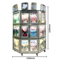Vente chaude Distributeur automatique de fleurs fraîches personnalisable 24h/24 Boîtier en acier inoxydable Garantie de 12 mois pour les fleuristes