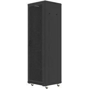 Nhà máy trực tiếp <span class=keywords><strong>19</strong></span>-inch Mạng tủ thông gió cao tỷ lệ tùy chỉnh kích thước 18u SPCC Đen 18u 22u 27U 32u 37u <span class=keywords><strong>42U</strong></span> 600 chiều rộng cổ phiếu - Product Image 4