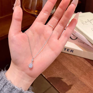 Collana a catena con motivo geometrico chiaro per ragazze alla moda all'ingrosso gioielli in acciaio inossidabile - Product Image 5