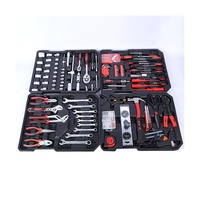 El Mejor Kit de Herramientas de 299 Piezas - Caja de Aluminio, 4 Niveles, Más de 200 Artículos de Ferretería para el Hogar/Taller/Automóvil