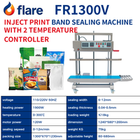 Machine de scellage verticale à bande continue FR1100/1200/1300 pour sacs de grande taille, scelleuse thermique continue pour films plastiques et sacs en aluminium