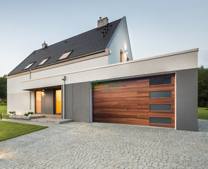 Porte de <span class=keywords><strong>garage</strong></span> sectionnelle américaine automatique avec polymère à ouverture latérale électrique moderne en acier galvanisé <span class=keywords><strong>Moto</strong></span> plus de 5 ans BRD - Product Image 4