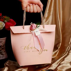 Recyclable Kraft Paper Bag With Your Own Logo,Color Custom Gift Paper Bag Shopping Bag