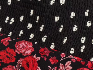 Robe midi à volants et cordon de serrage, motif floral et pois, style campagnard français, nouvelle collection 2026, color block, décontractée et vintage pour femme, OEM/ODM - Product Image 6