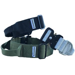 Patrón sólido <span class=keywords><strong>2</strong></span> Collar de perro de nailon resistente con hebilla negra y mango Correa para mascotas fácil de usar para mascotas activas - Product Image 1