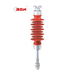 Màu đỏ Polymer đường dây cách điện 24KV pin loại cách điện cho điện áp cao - Product Image 1