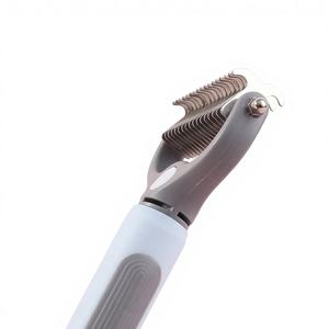 Peigne démêlant anti-nœuds pour animaux de compagnie, modèle simple de deuxième génération, en forme de coquille à bulles, vente en gros - Product Image 3