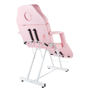 Rosa <span class=keywords><strong>Mesa</strong></span> De Masaje Con Banco Silla <span class=keywords><strong>Reclinable</strong></span> de Equipo De belleza Caliente - Product Image 4