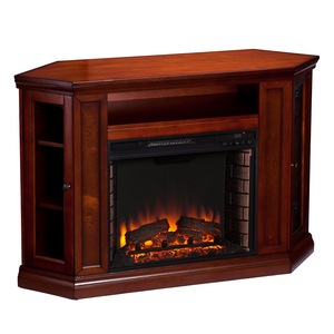 Diseño Moderno y Elegante: <span class=keywords><strong>Chimenea</strong></span> Eléctrica Marrón para Esquina - Product Image 1