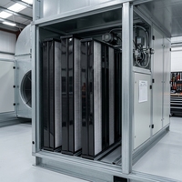 Filtre HVAC avec cadre galvanisé, filtre à air pour boîte à air