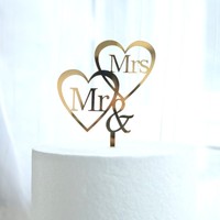 Valentine Cake Topper für Party dekoration Valentine Acryl Cake Topper Lieferant