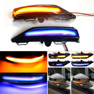 <span class=keywords><strong>Bleu</strong></span> avec clignotant dynamique jaune pour <span class=keywords><strong>FORD</strong></span> <span class=keywords><strong>Fiesta</strong></span> <span class=keywords><strong>ST</strong></span> Line MK8 2018 2019 2020 LED clignotant lampe latérale indicateurs avant - Product Image 5