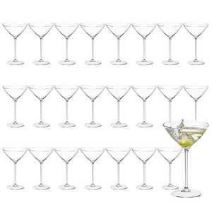Bicchieri da Martini Riutilizzabili 300Cc in Plastica Trasparente per Cocktail - Product Image 1