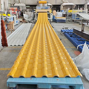 Láminas de Techo Corrugado de PVC ASA Impermeables, 3 mm, Resina Sintética, Teja Española, Venta Directa de Fábrica, Alta Calidad - Product Image 1