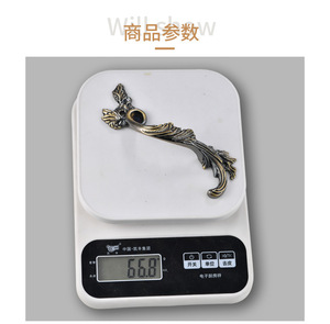 Dragon and Phoenix Golden Chinese-style Kitchen Dresser Drawer <b>Cabinet</b> Handle Zinc Alloy Durable Easy Installation - Product Image 5