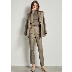 Abito da <span class=keywords><strong>donna</strong></span> JERMAR su misura con <span class=keywords><strong>taglio</strong></span> 3D, elegante abito da lavoro premium per riunioni formali in primavera e autunno - Product Image 1