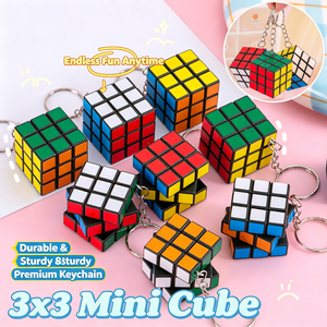 YIWUPOWER Mini <span class=keywords><strong>Cubo</strong></span> di <span class=keywords><strong>Rubik</strong></span> 3x3cm Portachiavi, Ciondolo <span class=keywords><strong>Cubo</strong></span> Portatile, Gioco Educativo Rompicapo, <span class=keywords><strong>Cubo</strong></span> Puzzle per lo Sviluppo dell'Intelligenza dei Bambini - Product Image 1