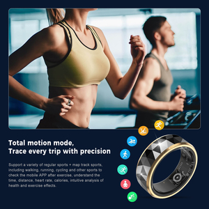 Cincin Kesehatan, cincin pernikahan pintar <span class=keywords><strong>Android</strong></span> dengan kontrol aplikasi stres siang hari yang dapat dipakai untuk pasangan - Product Image 6
