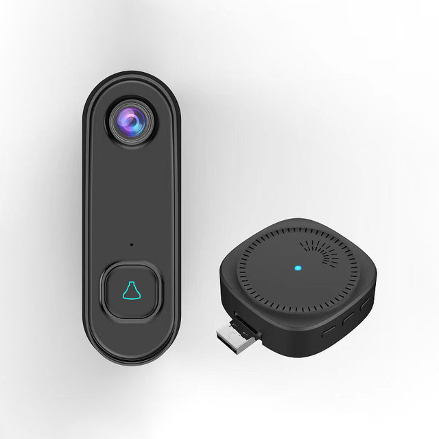 LEDEAST DDV-107 Tuya Wifi Wireless Intercom Doorbell Home Security Two-Way Audio Door Bell 1080P Camera Smart Doorbell