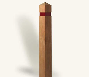 Bornes en bois chanfreinées (allée / parc) - Product Image 2