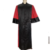 Robe de juge rouge sur mesure de luxe, robe de procureur
