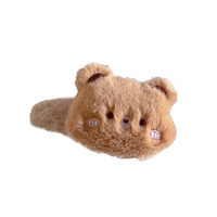 Pince à cheveux latérale en peluche mignonne et douce, motif dessin animé, style 'Girl Heart', faite à la main, collection Automne Hiver, pour femmes du Jiangxi, usage promotionnel