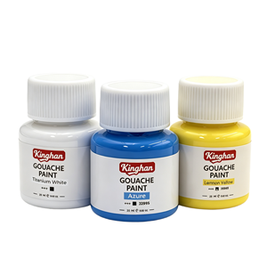 Ensemble de peinture <span class=keywords><strong>gouache</strong></span> en bouteille de 25 ml, 6 couleurs, pigments mats portables de petite capacité pour la pratique quotidienne de l'art et de l'esquisse, boîte de couleurs - Product Image 3