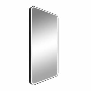 <span class=keywords><strong>Miroir</strong></span> de salon industriel avec cadre en métal et éclairage LED pour salon de coiffure - Product Image 1