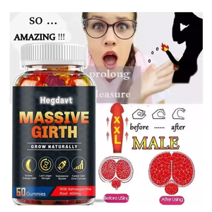 OEM Hegdavt Gomas de Aumento Masculino de 3 Polegadas com <span class=keywords><strong>Maca</strong></span>, Proporcionando Energia, 60 Contagens, Aumentador, Engrossador, Mais Longo, Maior para Homens - Product Image 3